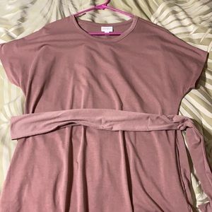 LulaRoe Mitzi Tunic with sash and pockets